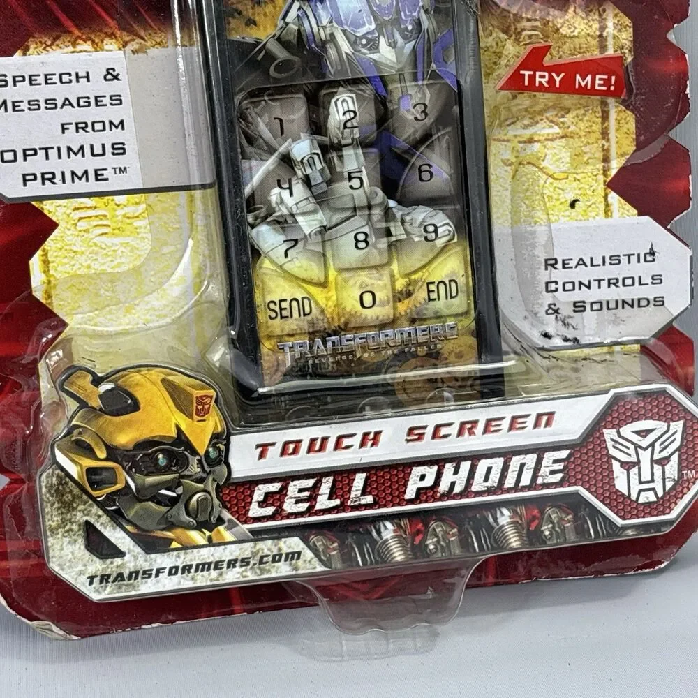 Touch Screen Cell Phone Revenge Of The Fallen Transformers Hasbro 2009 RARE